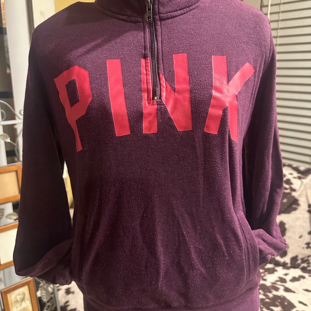 Victoria's Secret Deep Purple Garment with Pink Accents